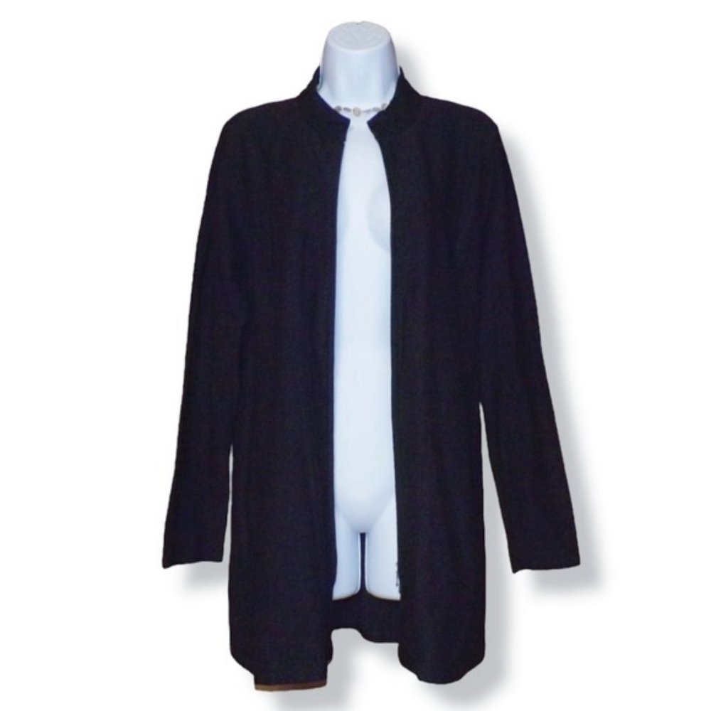 Eileen Fisher Front Zip Longline Knit Jacket/Tunic - Picture 1 of 7